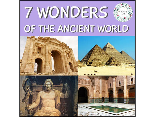 7 Wonders of the Ancient World - PBL // Teaching Resource // No Prep Classroom // Project Based Learning