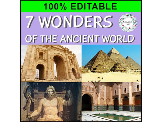 7 Wonders of the Ancient World - PBL // Teaching Resource // No Prep Classroom