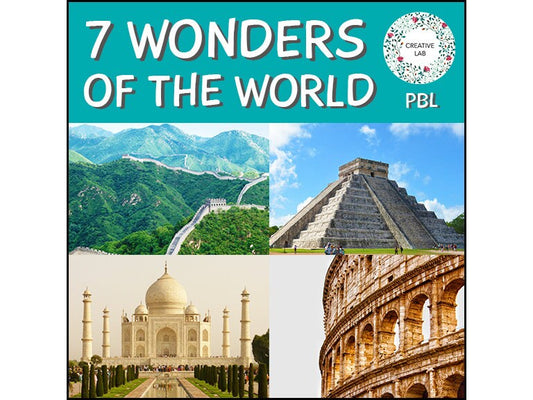 7 Wonders of the World Research Project // Teaching Resource // No Prep Classroom //