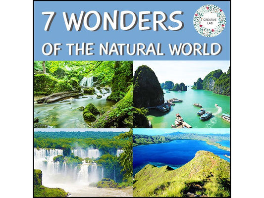 7 Wonders of the Natural World - Research Project - PBL // Teaching Resource // No Prep Classroom // Project Based Learning