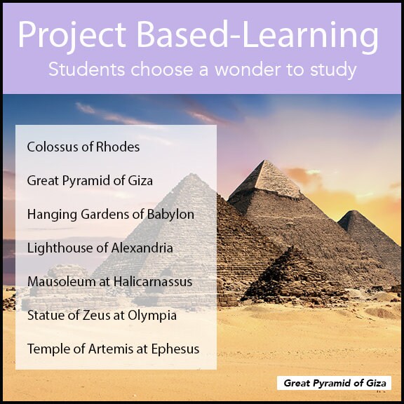 7 Wonders of the Ancient World - PBL // Teaching Resource // No Prep Classroom