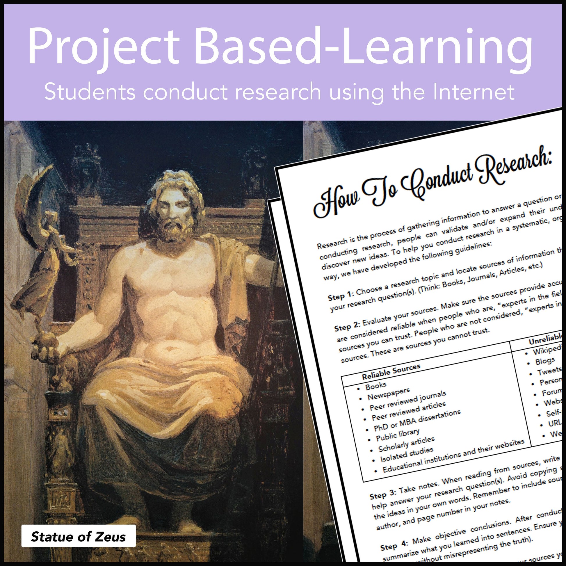 7 Wonders of the Ancient World - PBL // Teaching Resource // No Prep Classroom