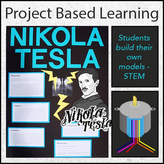 Inventor Research Project - PBL // Printable Teaching Lesson School Resource // No Prep Classroom // Project Based Learning Research