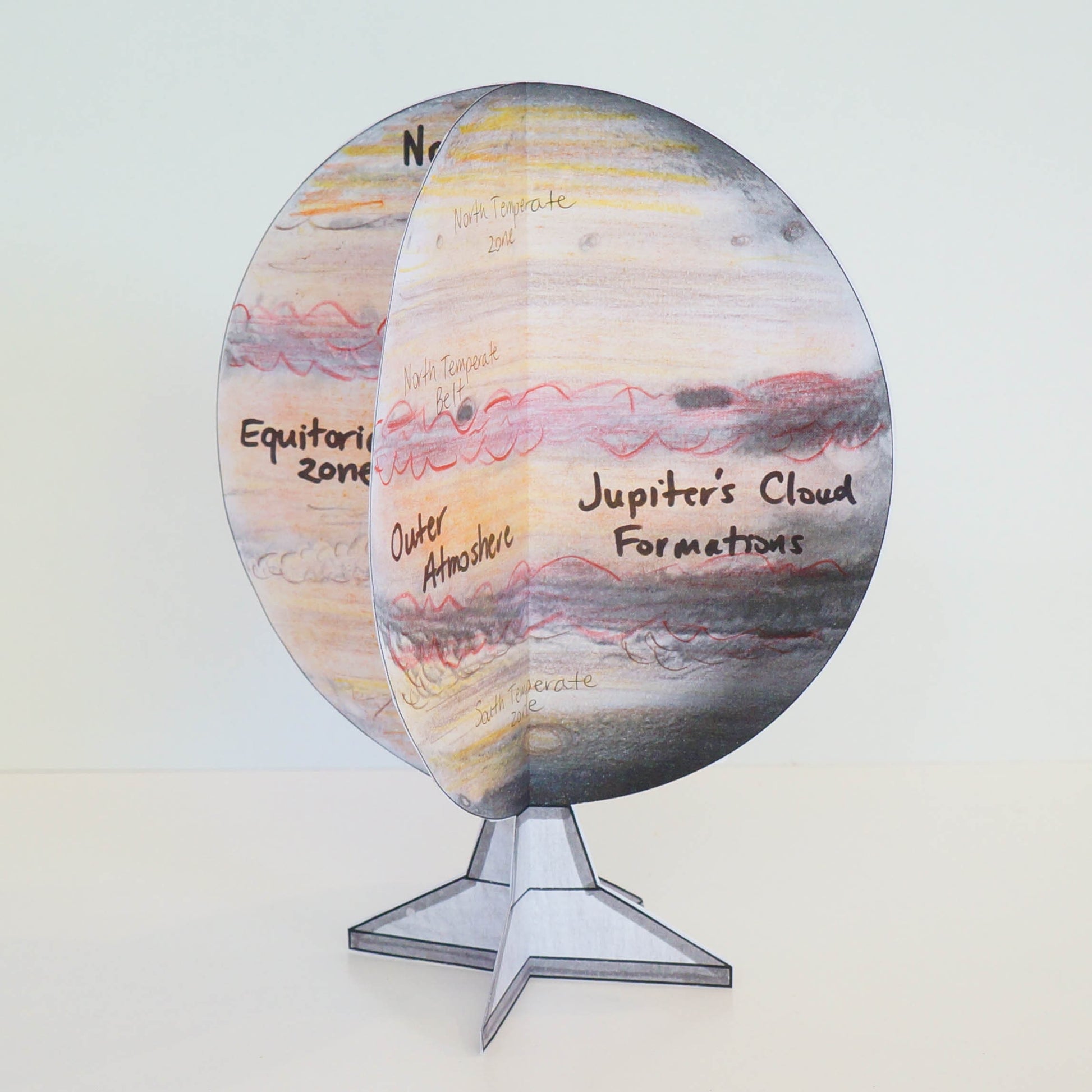 Jupiter 3D Planet Model Research Project // Printable Teaching Lesson School Resource // No Prep Geography // Space Science Astronomy