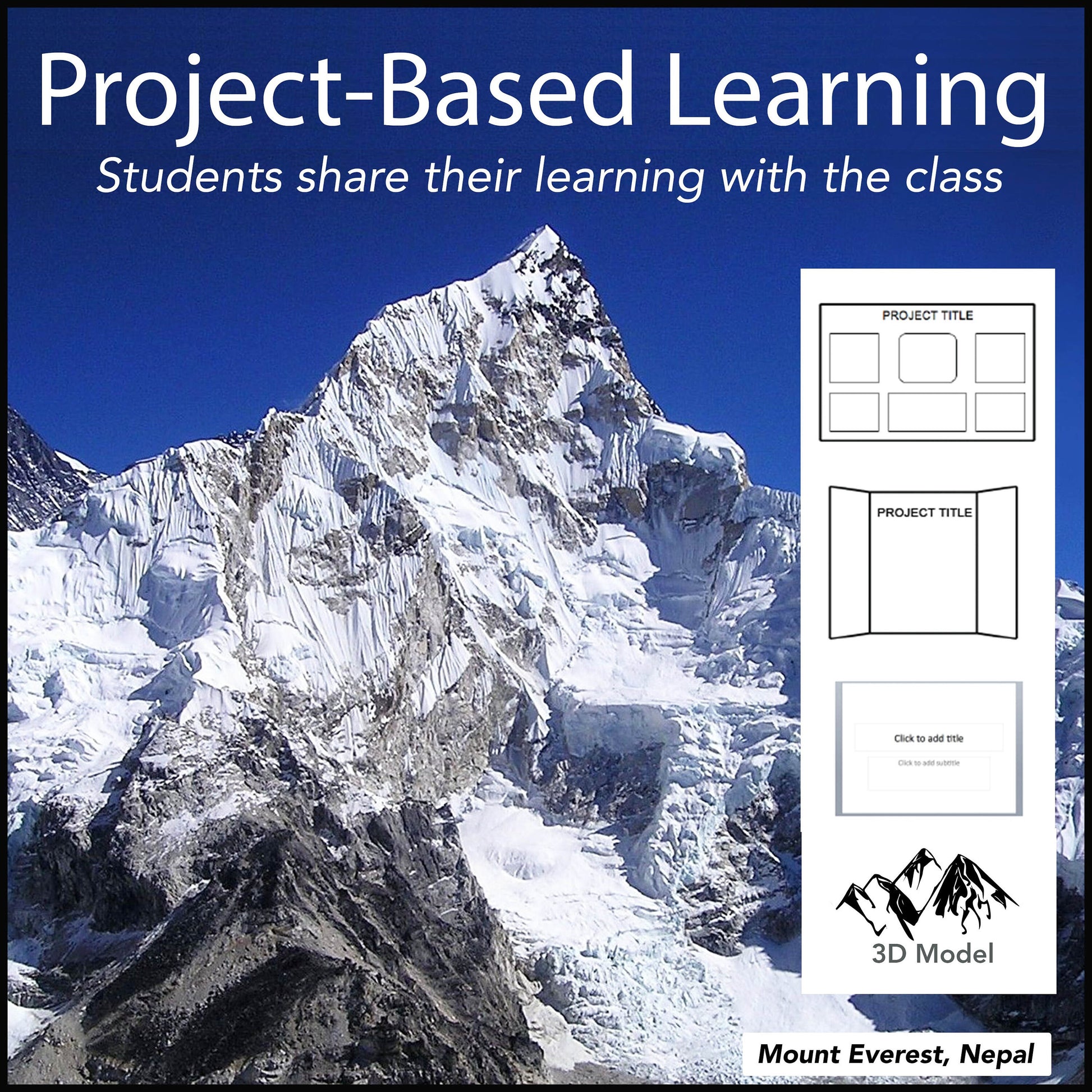 Landforms Research Project - PBL // Printable Teaching Lesson School Resource // No Prep Geography // Earth Sciences Physical Science