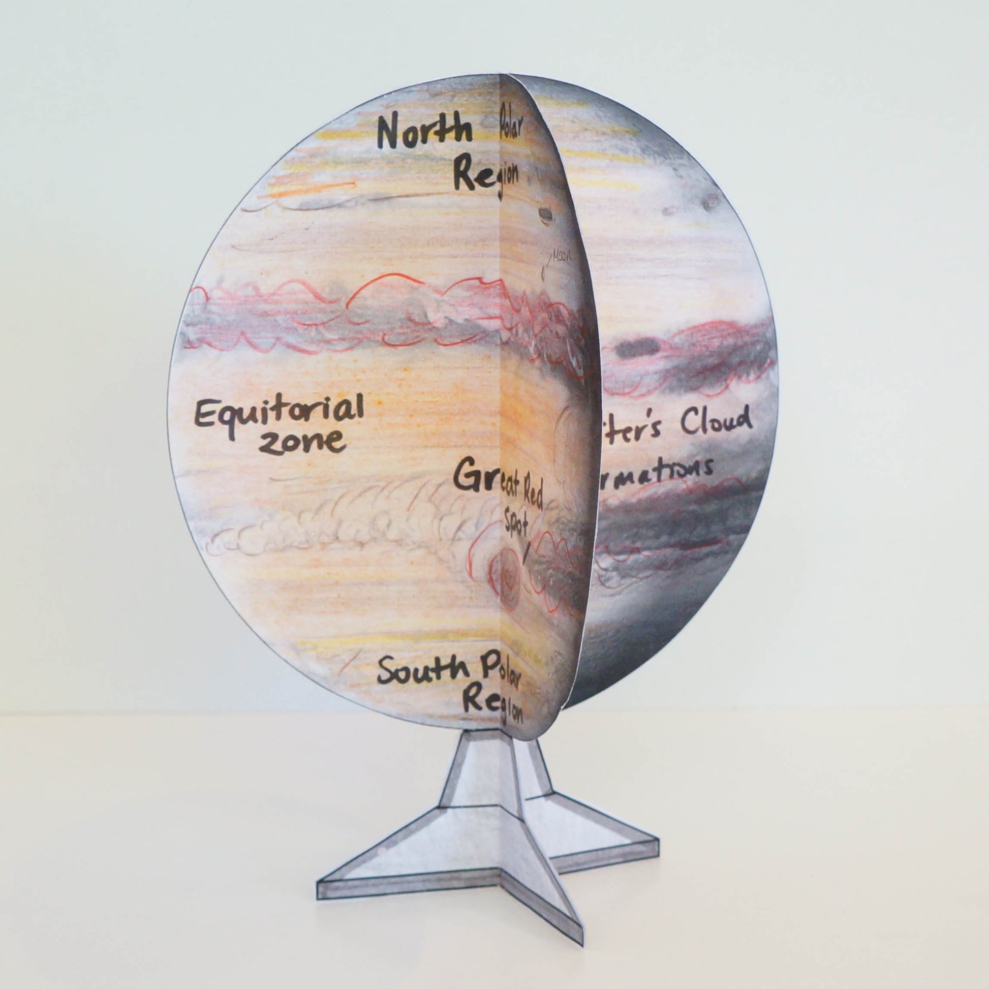 Jupiter 3D Planet Model Research Project // Printable Teaching Lesson School Resource // No Prep Geography // Space Science Astronomy