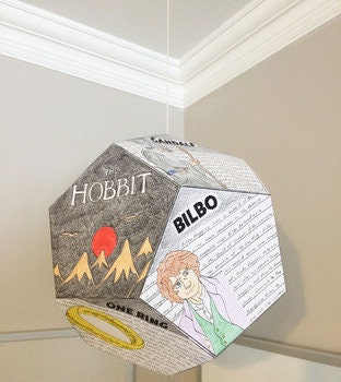 The Hobbit - Book Novel Study Project Craft - PBL Project Based Learning // Printable Teaching Lesson School Resource // English Reading