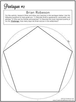 Hatchet - Book Novel Study Project Craft - PBL // Printable Teaching Lesson School Resource // No Prep Classroom //