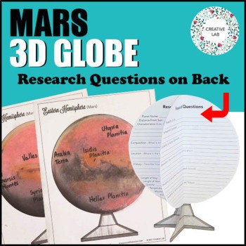 Mars 3D Globe Research Project