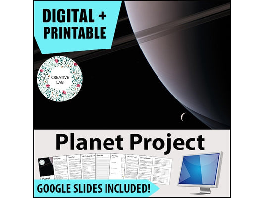 Planet Research Project - 100% Editable