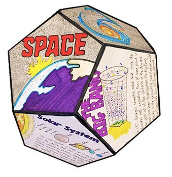 Space Project Craft Activity // Printable Teaching Resource // No Prep Classroom //