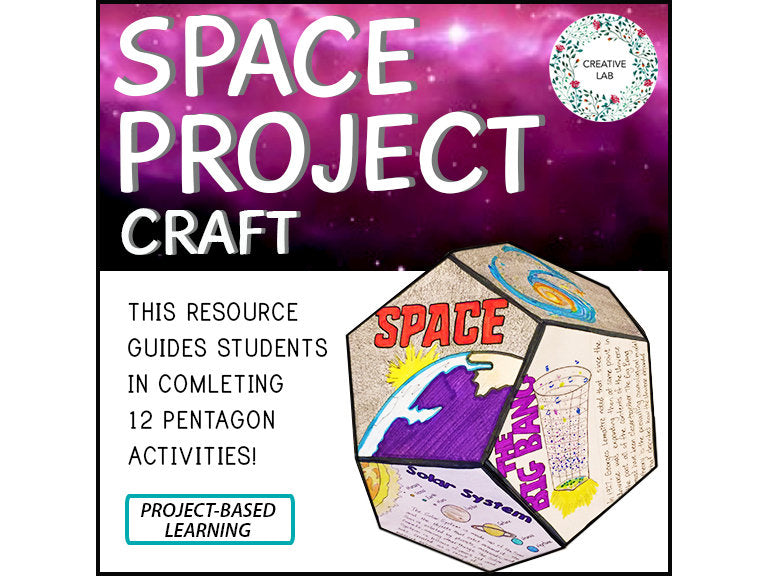 Space Project Craft Activity // Printable Teaching Resource // No Prep Classroom //