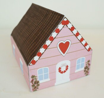 Valentine's Day House Craft // Printable Teaching Resource // No Prep Classroom //