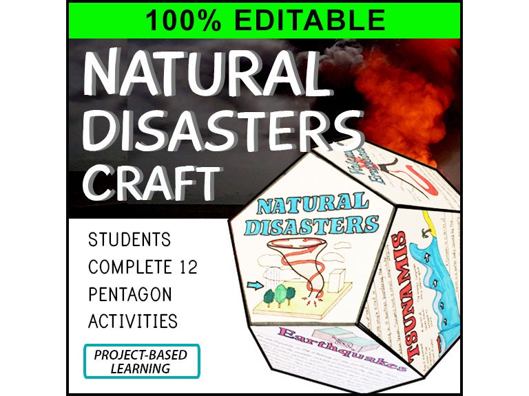 Natural Disasters Project Craft - 100% Editable