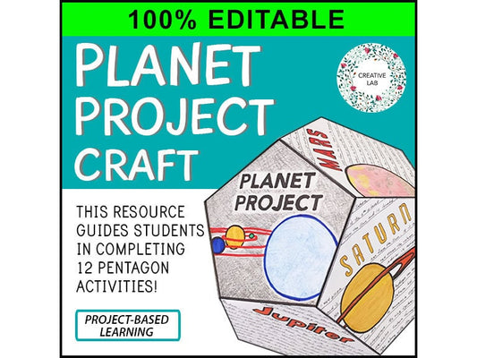 Planet Project Craft - 100% Editable