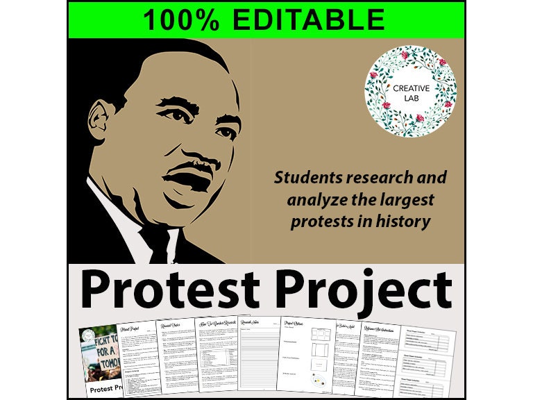 Protest Research Project - 100% Editable