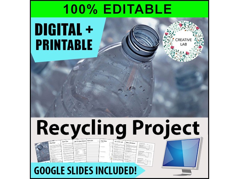 Recycling Research Project - 100% Editable